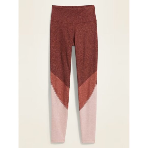 High-Waisted CozeCore Color-Blocked Leggings - Picture 3 of 11